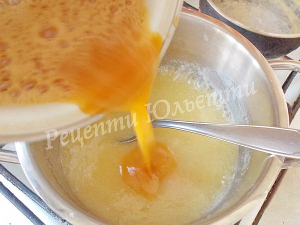 заварне тісто для медових коржів