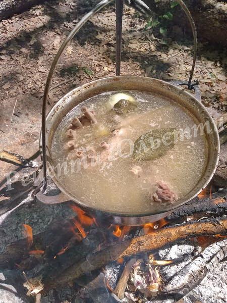ситний суп на вогні